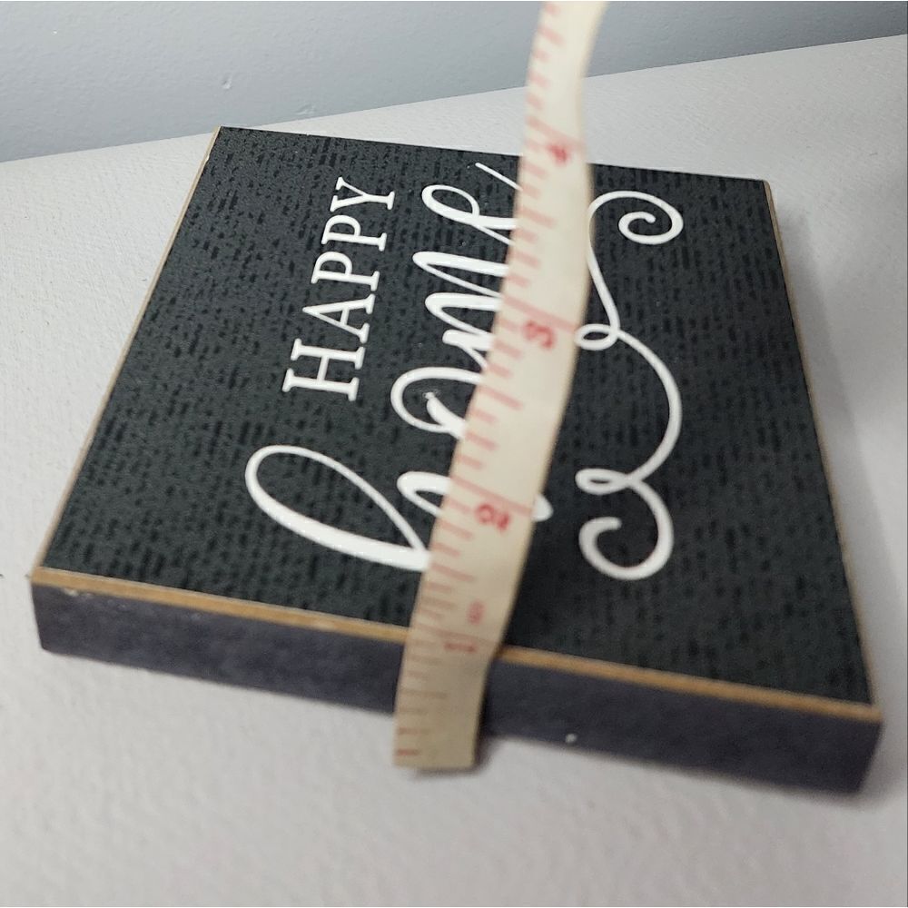 Sign Square HAPPY HOME DECOR FARMHOUSE - Picture 2 of 5